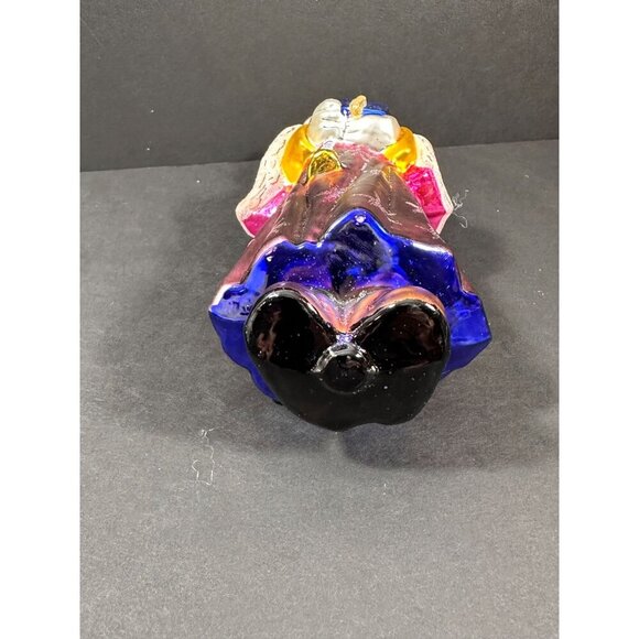 Christopher Radko Velvet Plum Nicholas Glass Santa Ornament 1998 with Box and Ta - Picture 12 of 15